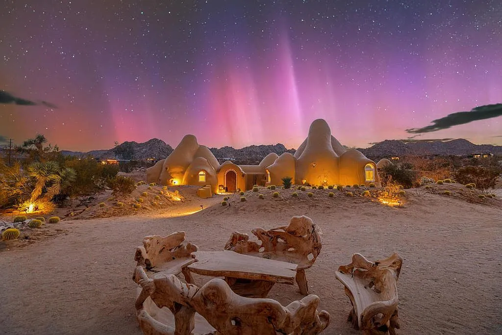 Unique dome house in Joshua Tree desert